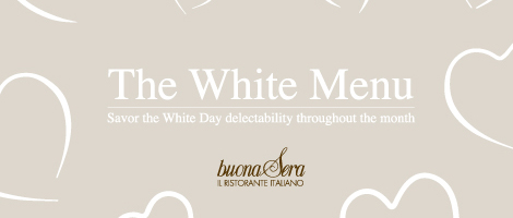 WHITE DAY DINNER MENU